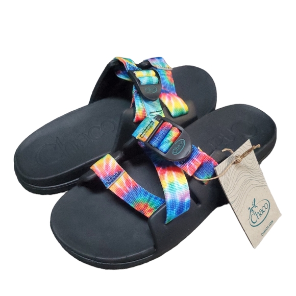 Chaco Other - Kids Chaco Chillos Tie-Dye Sandals Black Size 5 NWOB